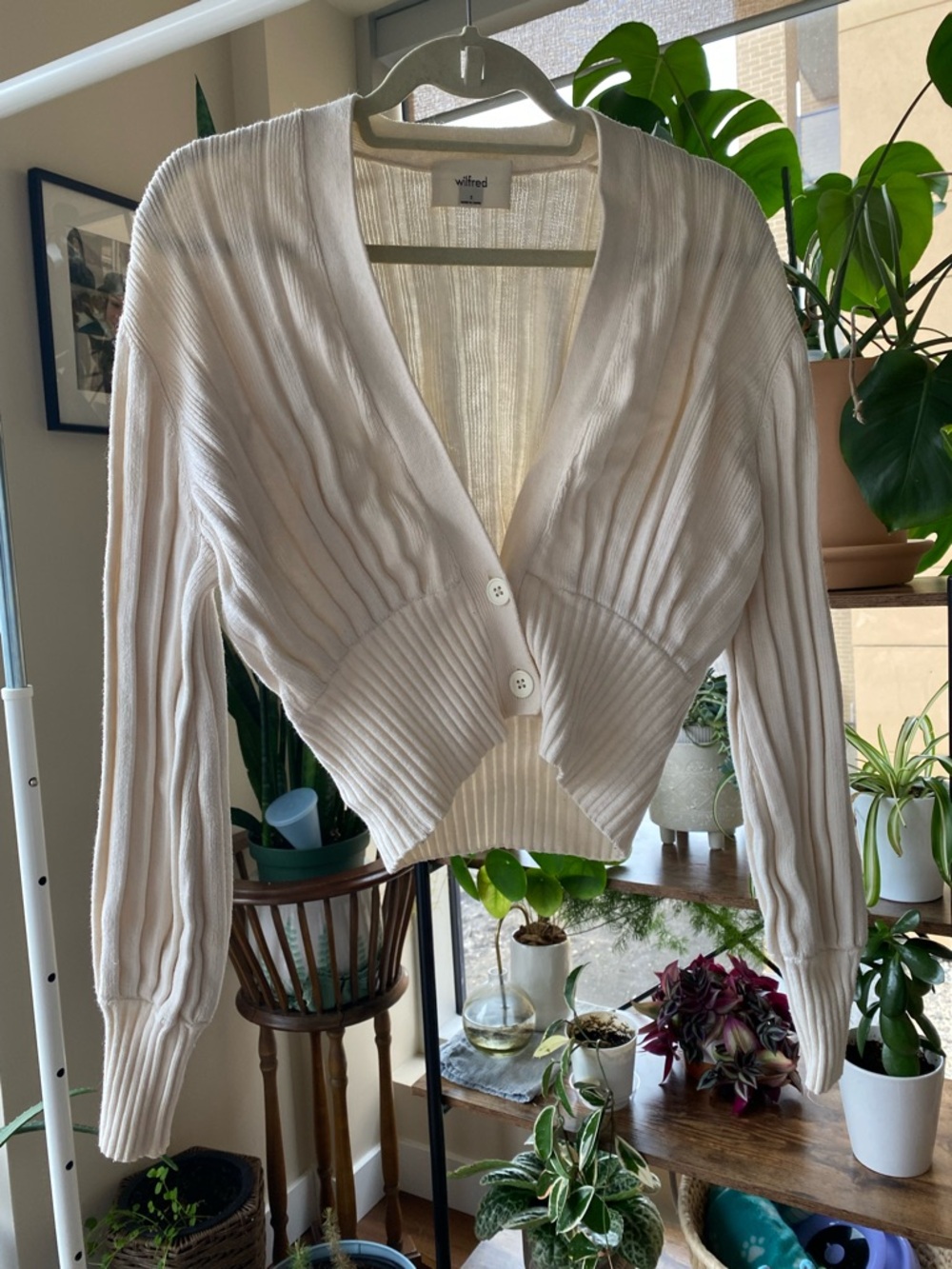 Wilfred Aritzia Button Cardigan